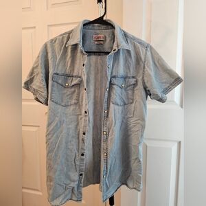 5/25$ Short sleeves denim short